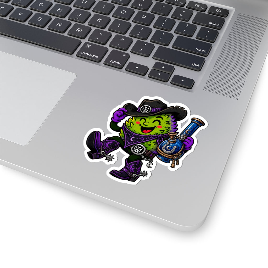 Cannabis Cowboy Cutie Kenzie Killz x Double W Supply Co Collab Sticker