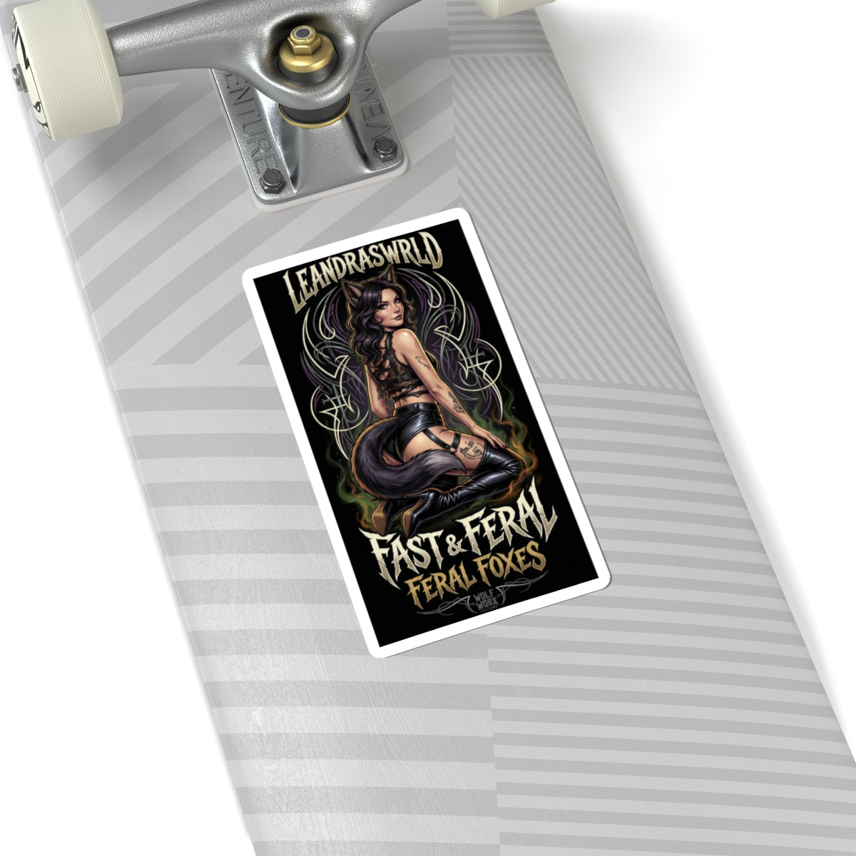 Feral Foxes Leandra Sticker