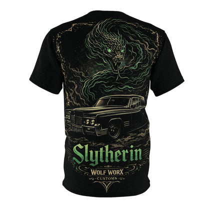 Wolf Worx Customs "Hogwarts Hotrods" Slytherin T- Shirt