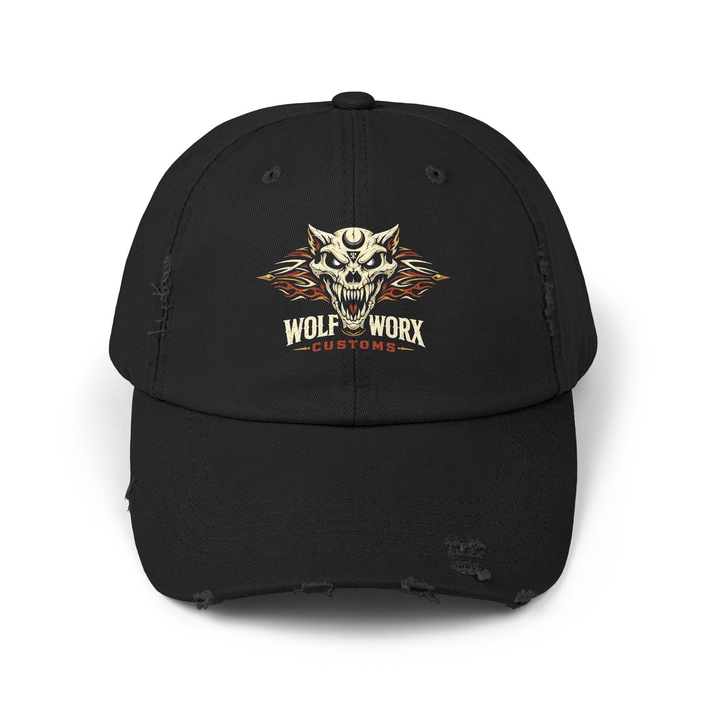 Wolf Worx Customs Distressed Hat