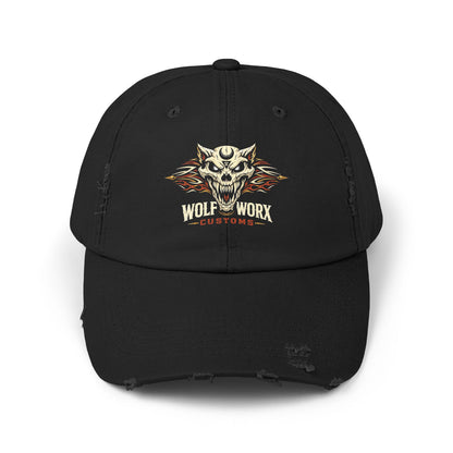 Wolf Worx Customs Distressed Hat