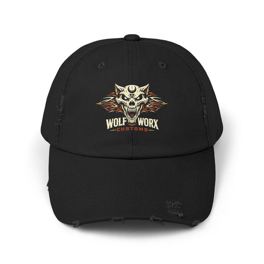 Wolf Worx Customs Distressed Hat