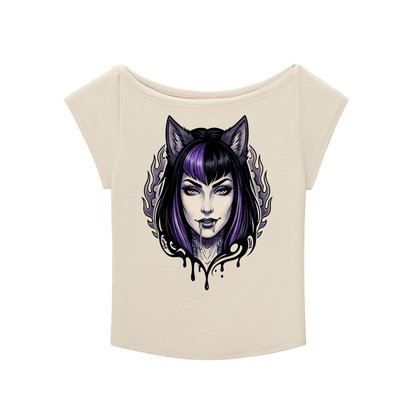 Fast & Feral Tattoo Flash Essential Wide Neck Baby T-shirt