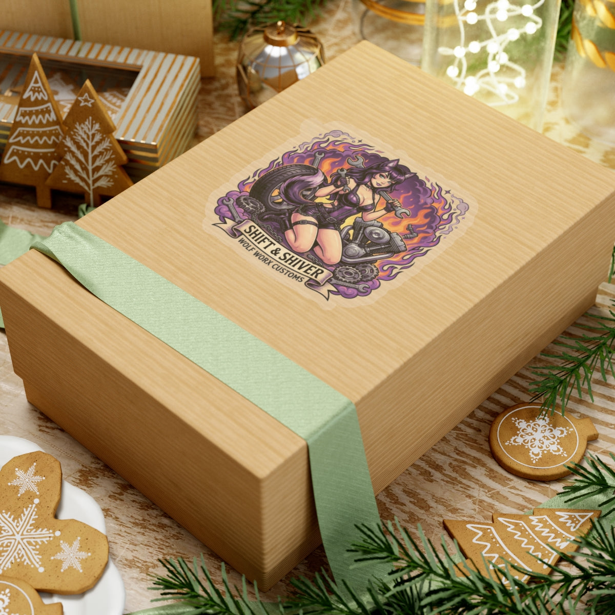 Wolf Worx Customs Fast & Feral Anime Sticker