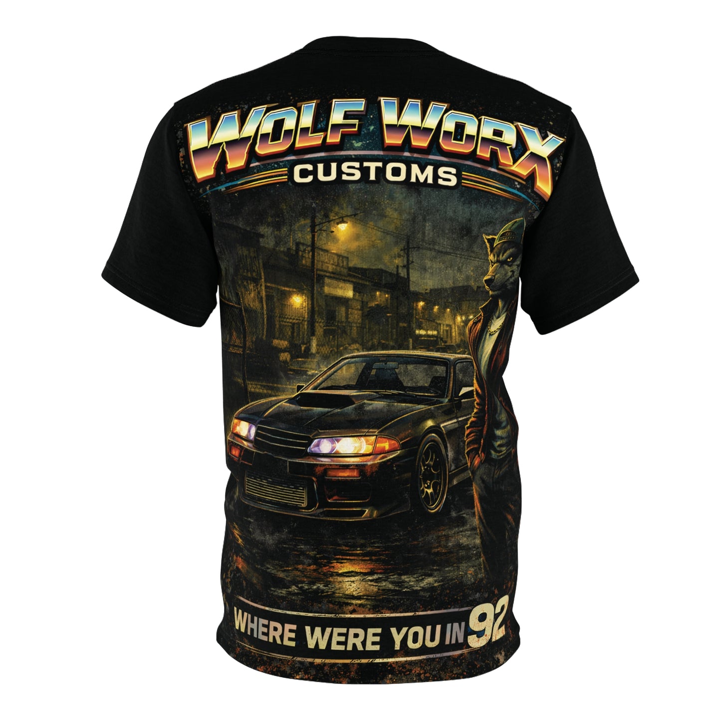 Wolf Worx Customs "Where Were You In..." 92 Generations T- Shirt