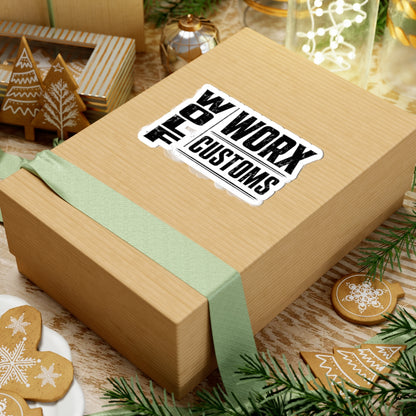 Wolf Worx Customs Typography 2 Sticker