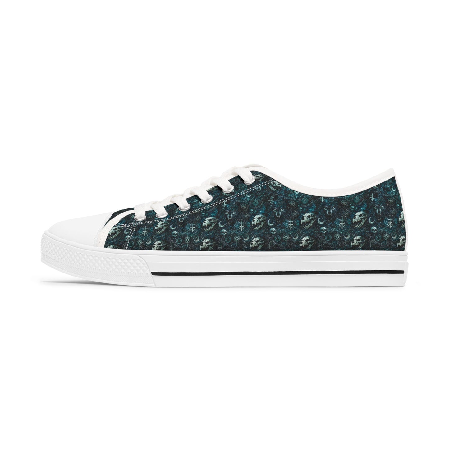 Fast & Feral Blue Occult Women's Low Top Sneakers