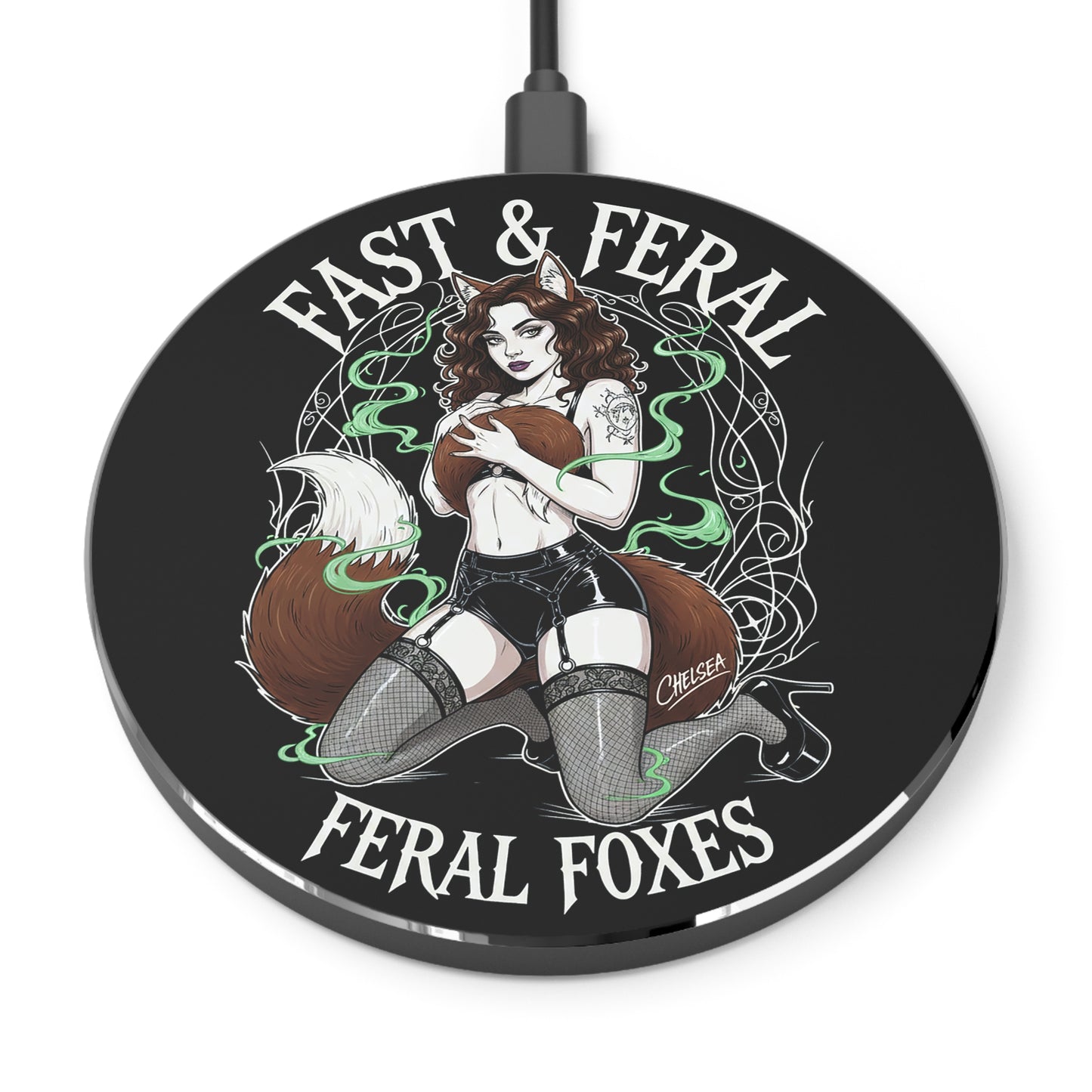 Feral Foxes Chelsea Wireless Charger