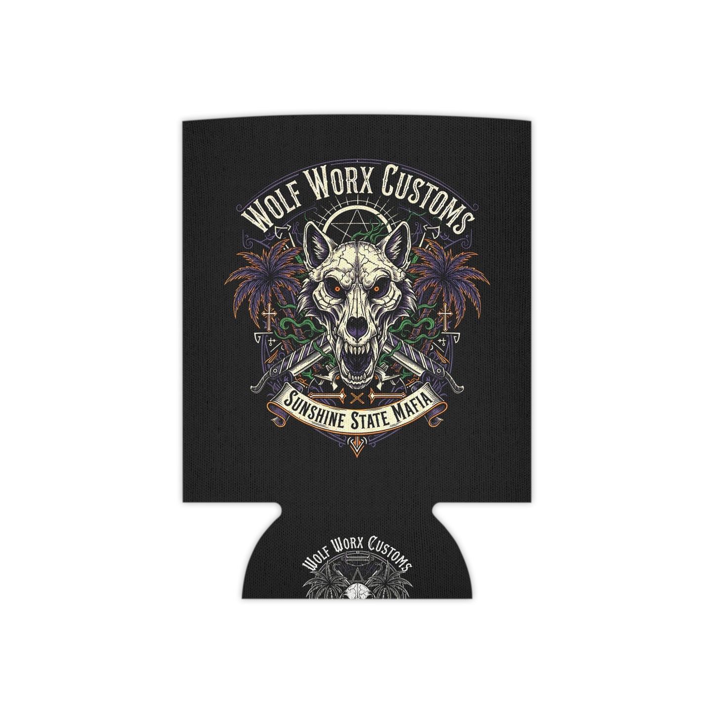 Wolf Worx Customs CCCollab Sunshine State Mafia Coozie