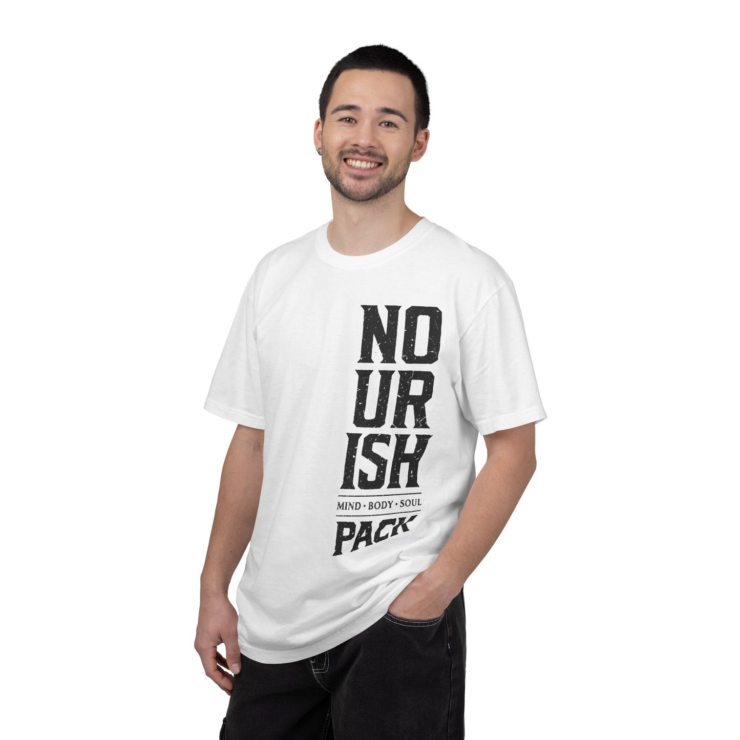 NO UR ISH NOURISH Mind Body Soul Pack Unisex T - Shirt