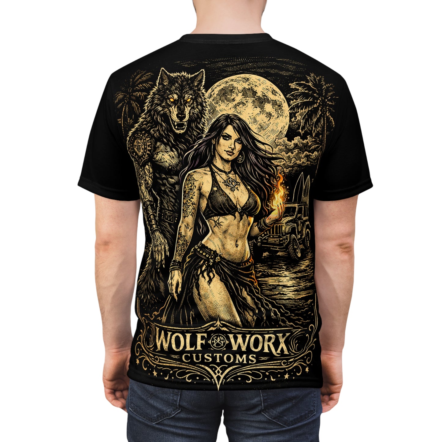 Wolf Worx Customs Occult Ocean T-Shirt