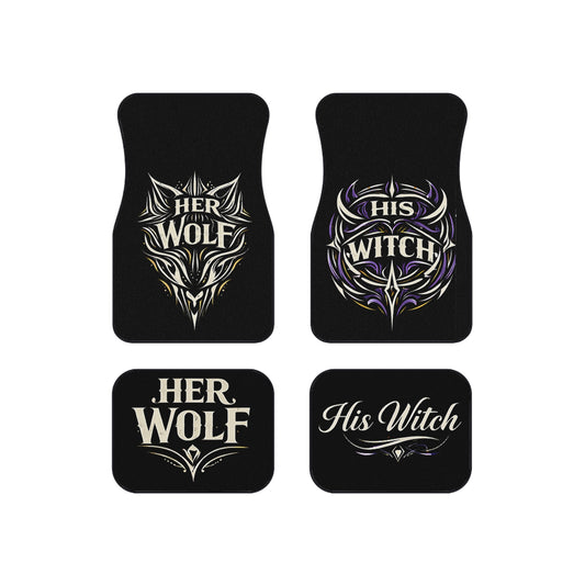 Wolf Worx Customs His Witch / Her Wolf Car Mat Set