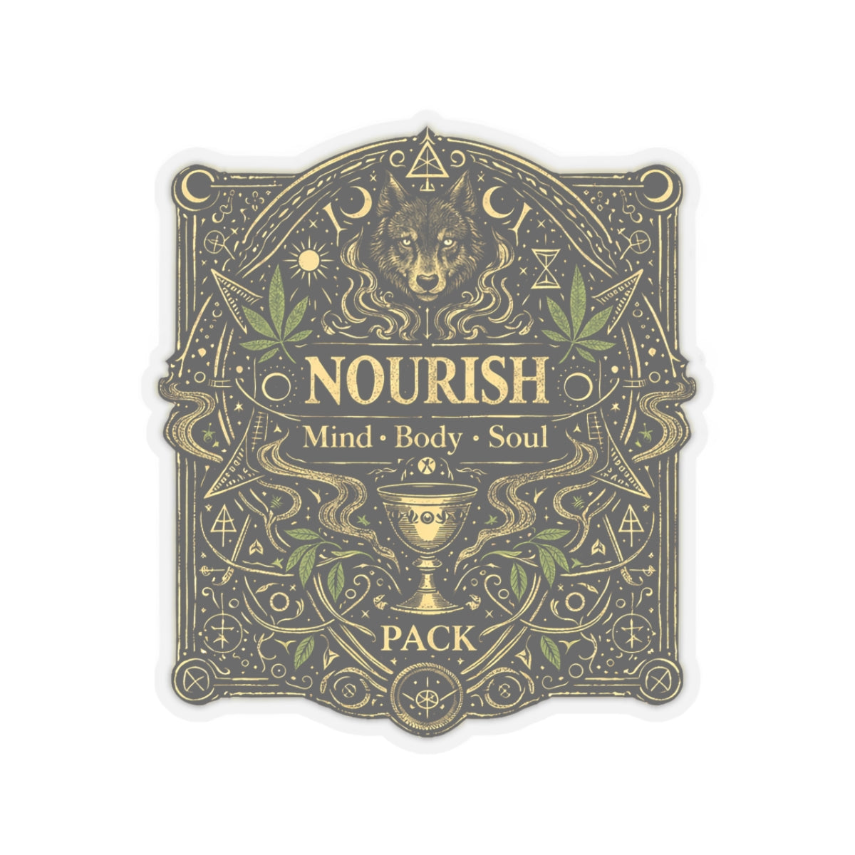 Kenzie Killz NO UR ISH Mental Health Awareness and "Gardening" STICKER (Portion Of ALL Sales Benefits Charity)