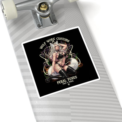 Feral Foxes Amalie Sticker