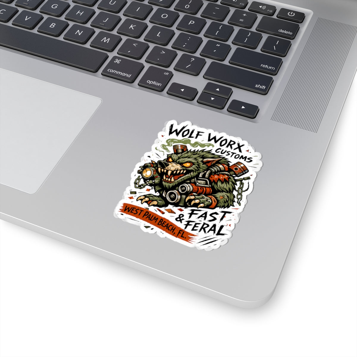 Wolf Worx Customs Rat Fink Sticker