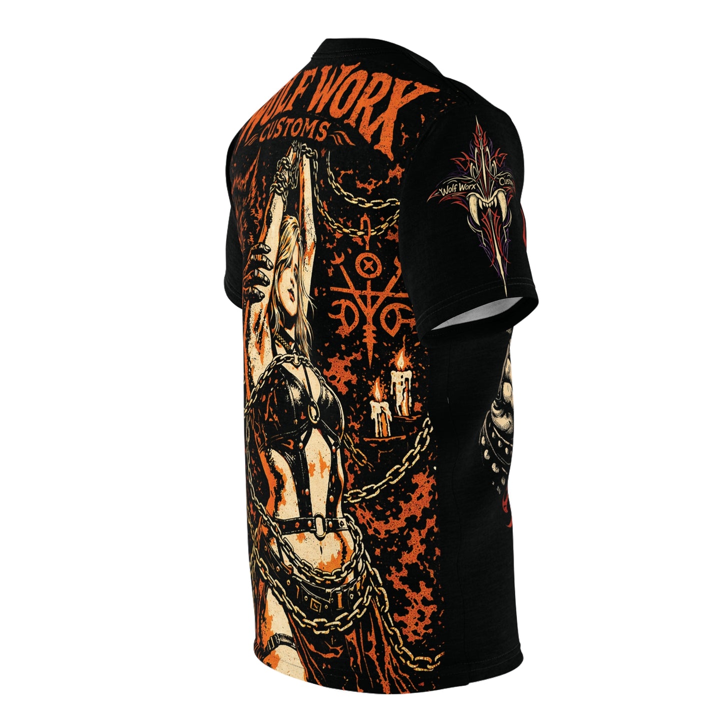 Wolf Worx Customs Raised On Legacy Pinstripe Sacrifice T- Shirt