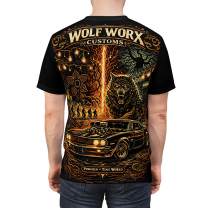 Wolf Worx Customs Stranger Things Tribute "Between Worlds" EXTREMELY LIMITED EDITION T Shirt