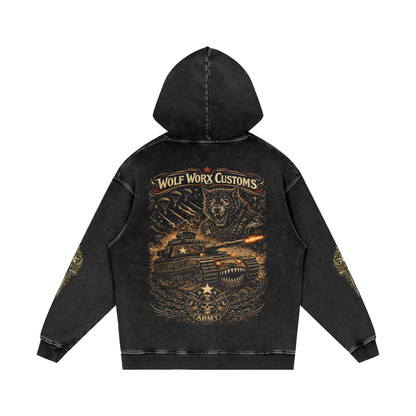 Wolf Worx Customs Hot Rod Heroes US Army Hoodie