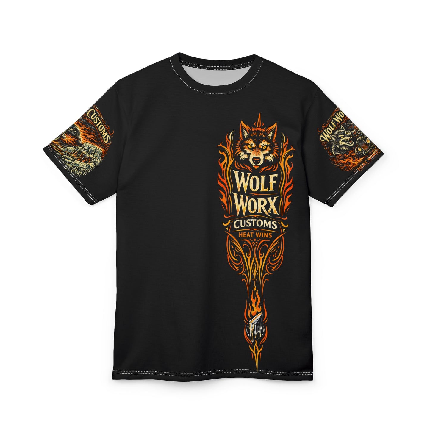 HEAT WINS! Wolf Worx Customs PROTEST Shirt