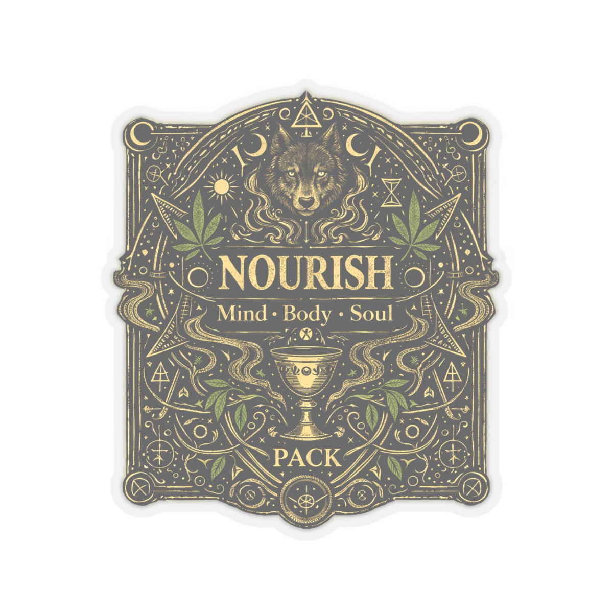 Kenzie Killz NO UR ISH Mental Health Awareness and "Gardening" STICKER (Portion Of ALL Sales Benefits Charity)