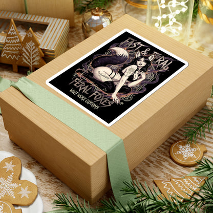 Feral Foxes Audiwifey Sticker