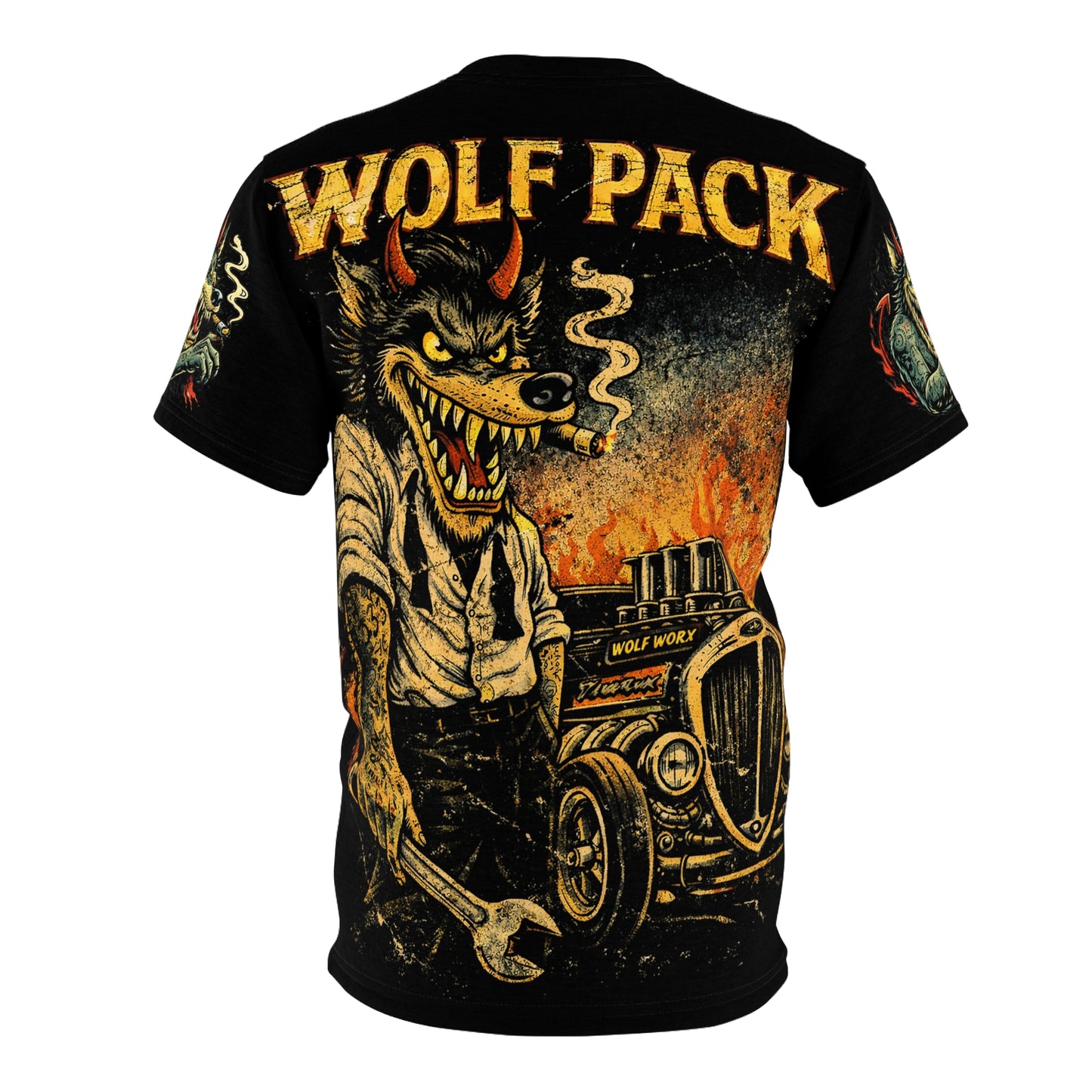 Wolf Worx Customs Raised On Legacy Coop Inspired Vintage T- Shirt