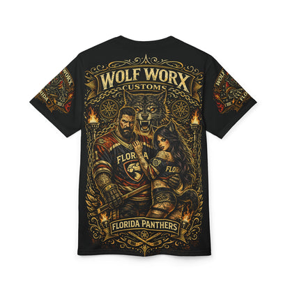Wolf Worx Customs Florida Panthers Enforcer T Shirt