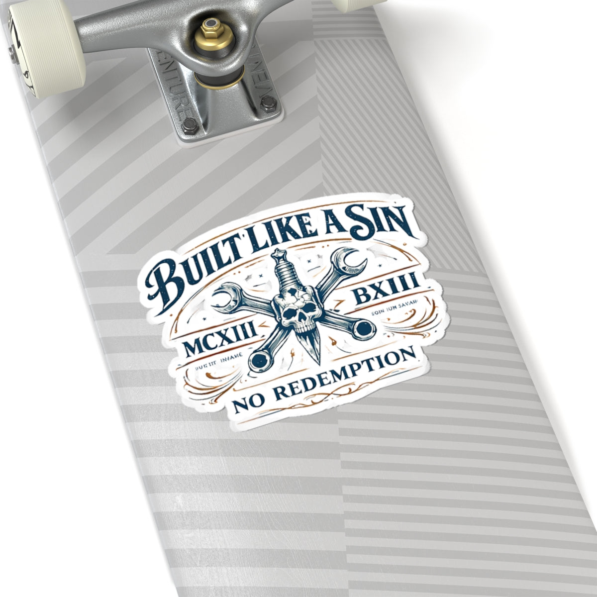 Wolf Worx Customs Built Like A Sin Sticker