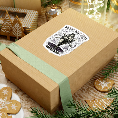 Wolf Worx Customs Witches Don't Break Sticker