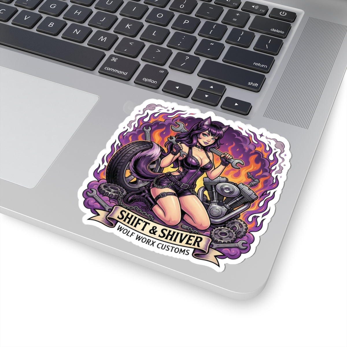 Wolf Worx Customs Fast & Feral Anime Sticker