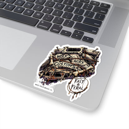 Wolf Worx Customs Cursed Intake Sticker