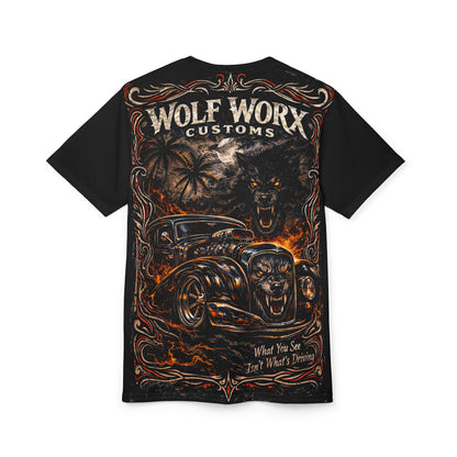 Wolf Worx Customs Dark Hot Rod T-Shirt