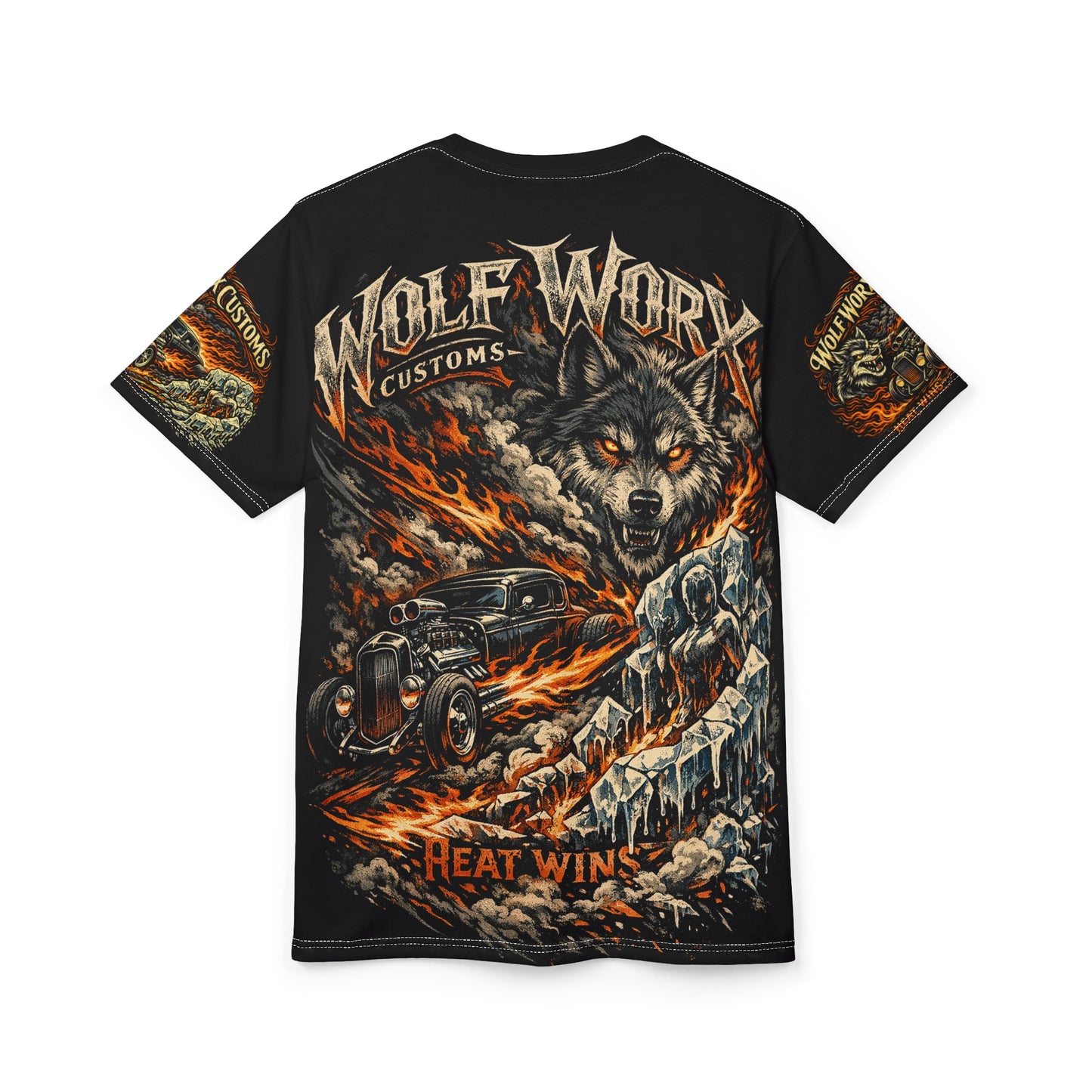 HEAT WINS! Wolf Worx Customs PROTEST Shirt
