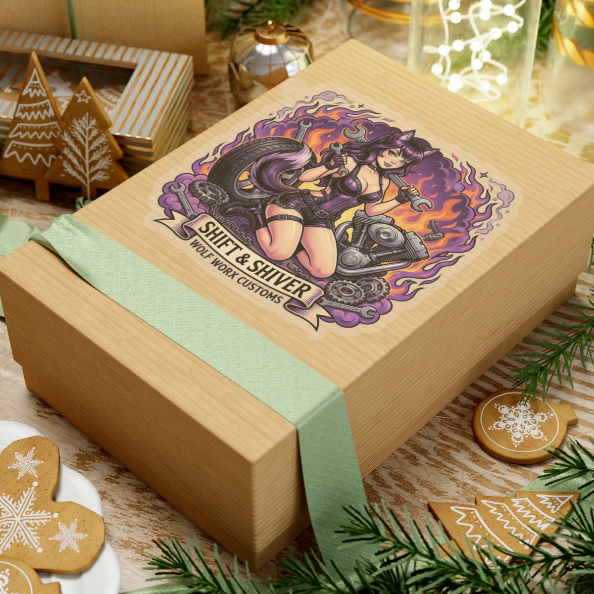 Wolf Worx Customs Fast & Feral Anime Sticker