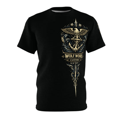 Wolf Worx Customs Hot Rod Heroes US Navy T Shirt