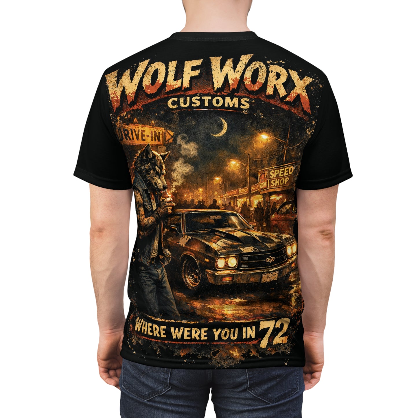 Wolf Worx Customs "Where Were You In..." 72 Generations T- Shirt