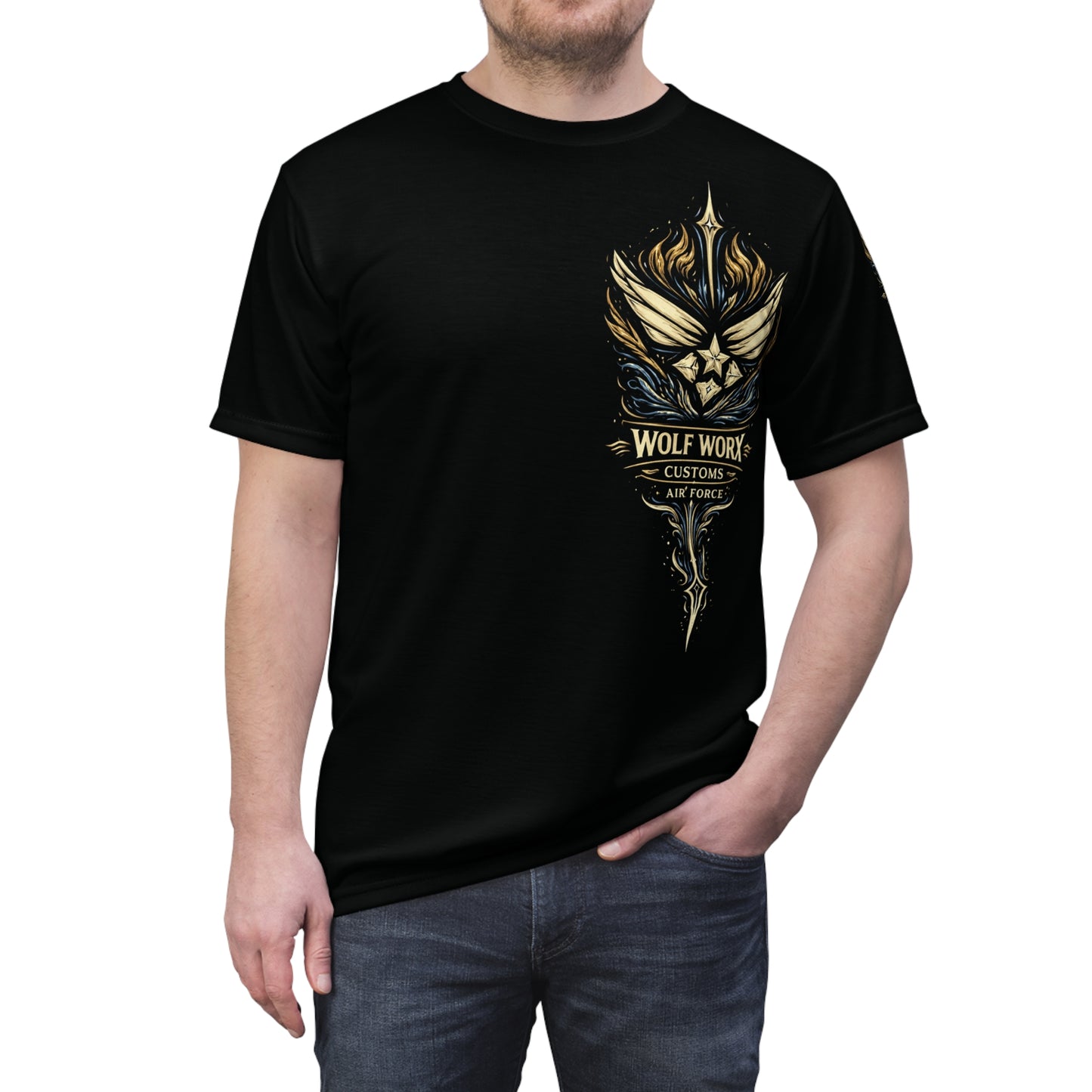 Wolf Worx Customs Hot Rod Heroes US Air Force T Shirt