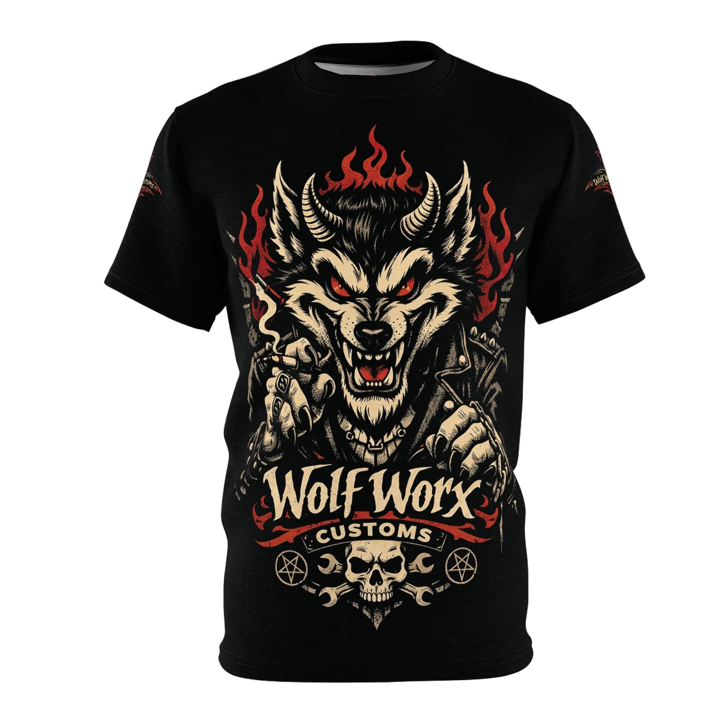 Wolf Worx Customs Raised On Legacy Pinstripe Sacrifice T- Shirt