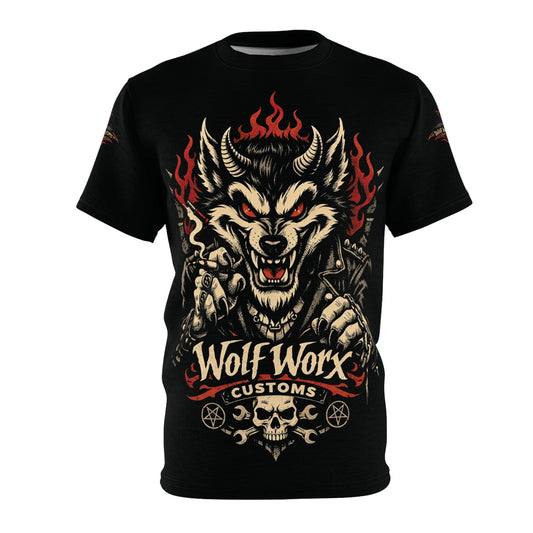 Wolf Worx Customs Raised On Legacy Pinstripe Sacrifice T- Shirt