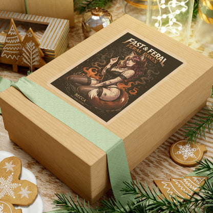 Feral Foxes Becca Sticker