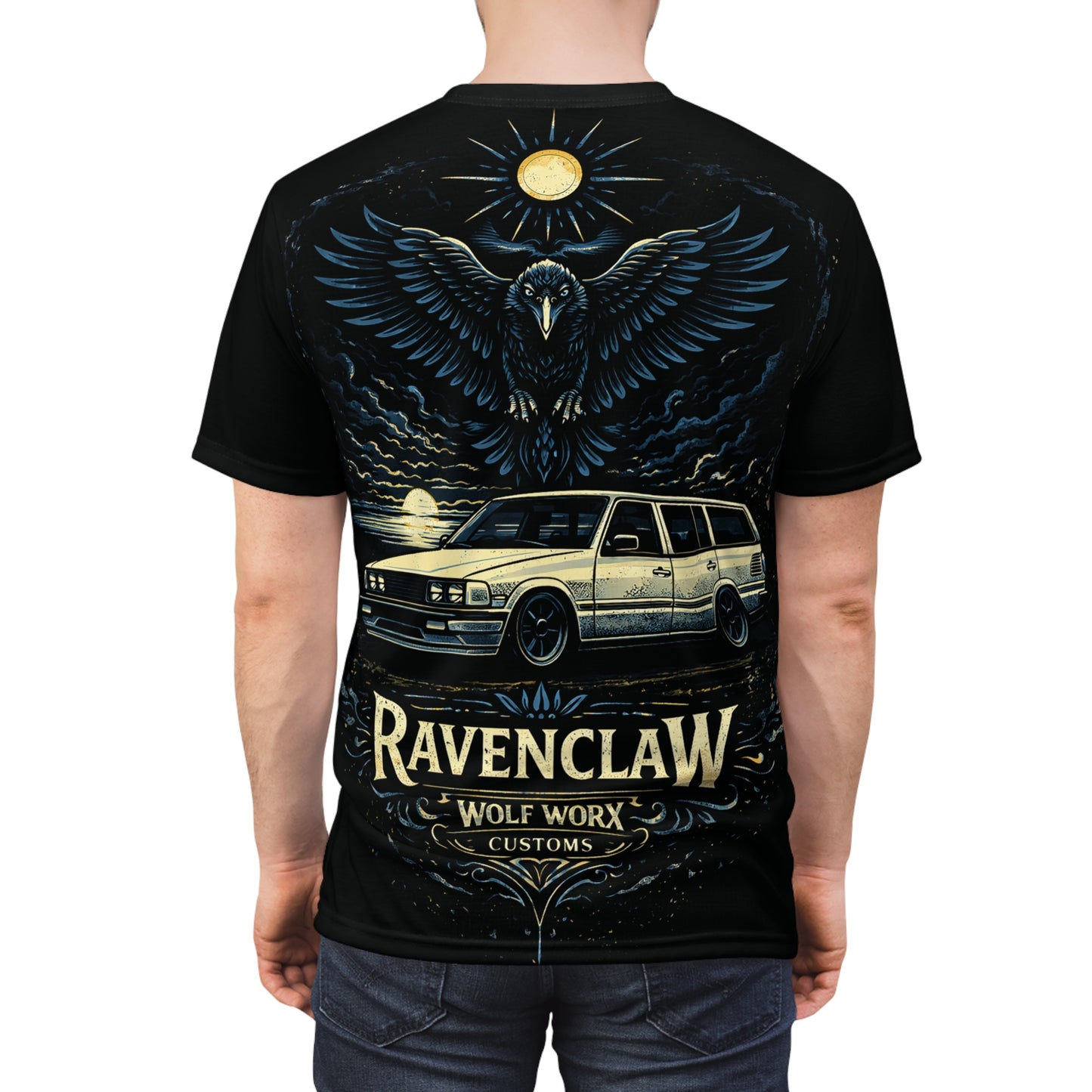Wolf Worx Customs "Hogwarts Hotrods" Ravenclaw T- Shirt