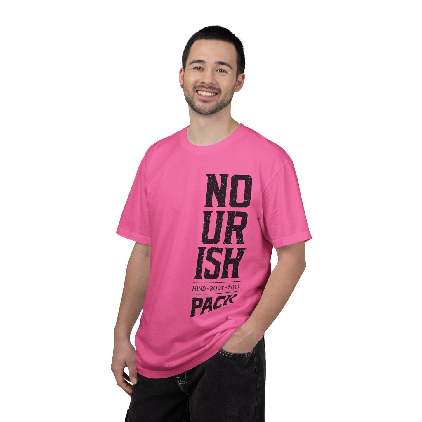 NO UR ISH NOURISH Mind Body Soul Pack Unisex T - Shirt