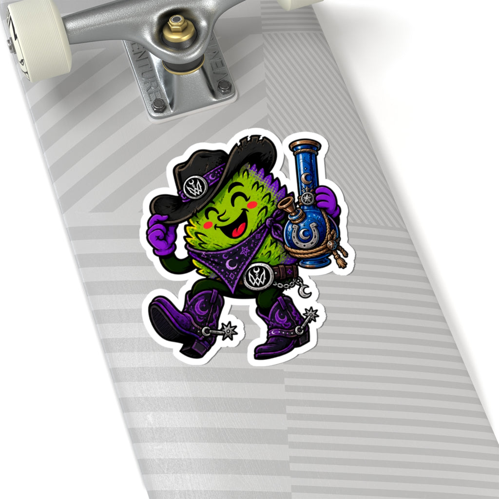 Cannabis Cowboy Cutie Kenzie Killz x Double W Supply Co Collab Sticker
