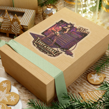 Wolf Worx Customs Fast & Feral Anime Sticker