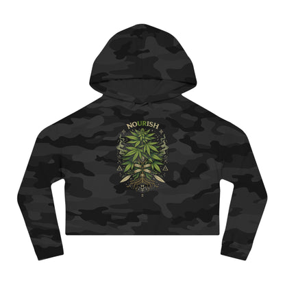 No Ur Ish NOURISH "Gardening" Cropped Hoodie