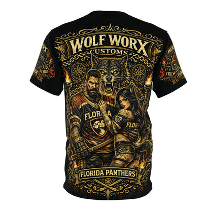 Wolf Worx Customs Florida Panthers Enforcer T Shirt