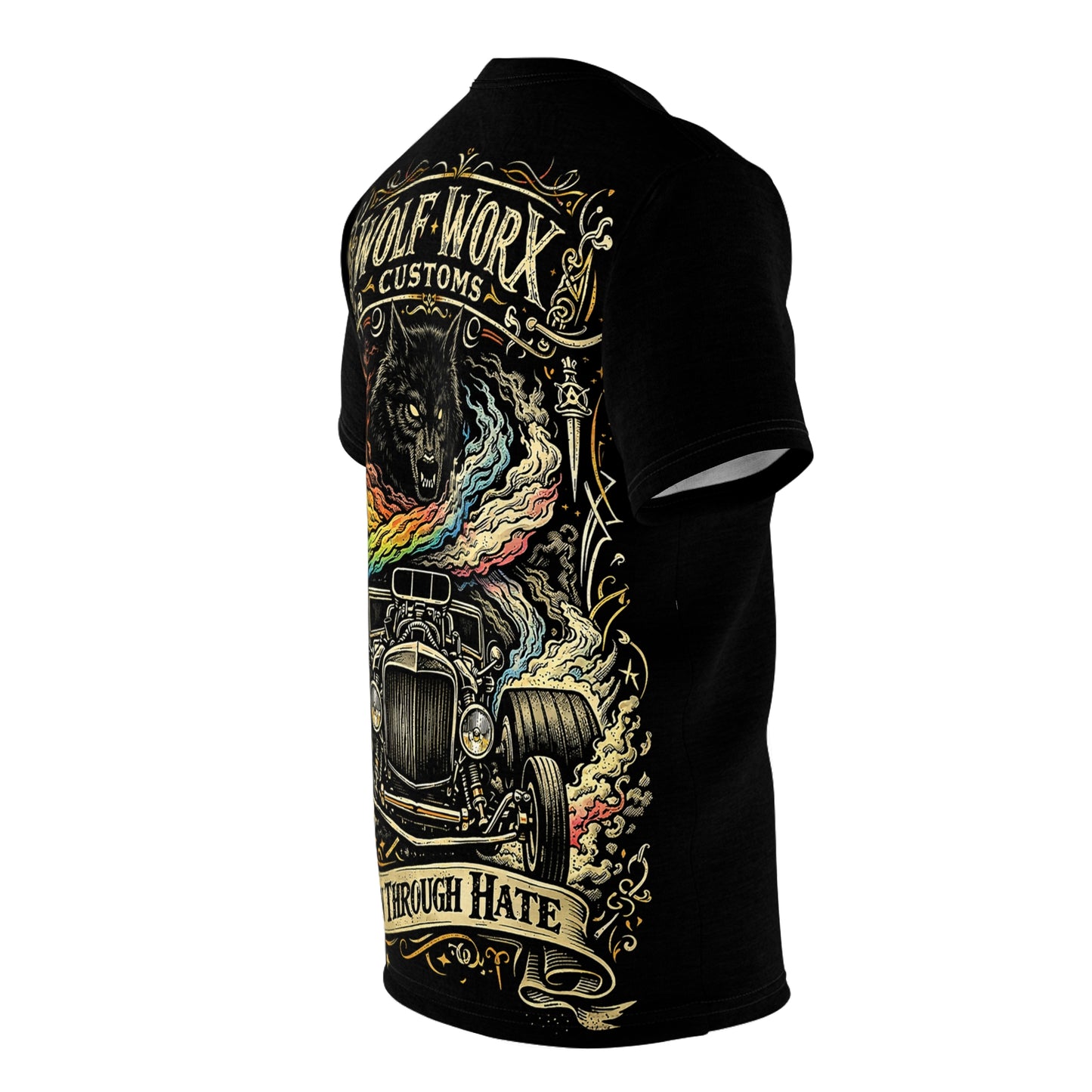 Wolf Worx Customs PRIDE Edition T-Shirt LGBTQ Charity Donation Included