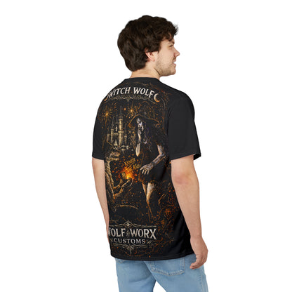 Wolf Worx Customs x Kenzie Killz x Witch Wolf Engagement Collab T-Shirt (Design Based On Our Actual Engagement Photo)