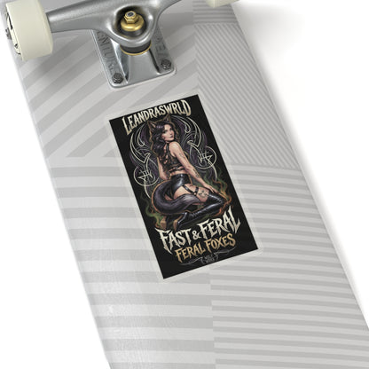 Feral Foxes Leandra Sticker