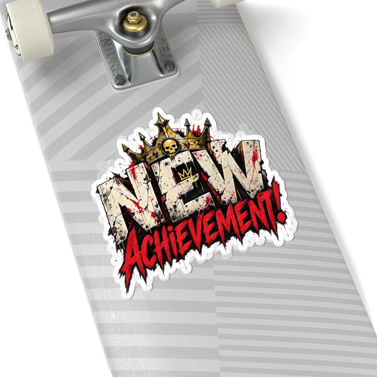 Dungeon Crawler Carl New Achievement Crown Graphic Kiss-Cut Sticker